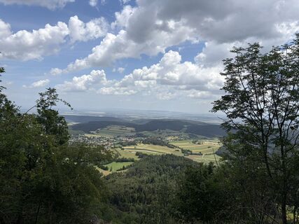 Foto von Elisabeth Heugner entlang der Tour