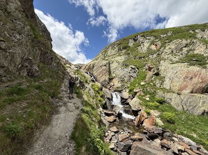 Photo de Rico Vincenz le long du parcours