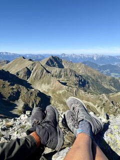 Foto von Barbara Schober entlang der Tour