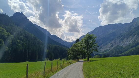 Foto de Johannes.A.Schmid a lo largo del recorrido