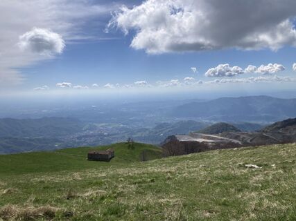 Zdjęcie z Marilena Locatelli wzdłuż trasy