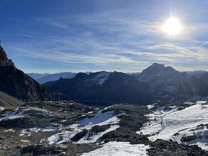 Foto de Philipp Türtscher a lo largo del recorrido