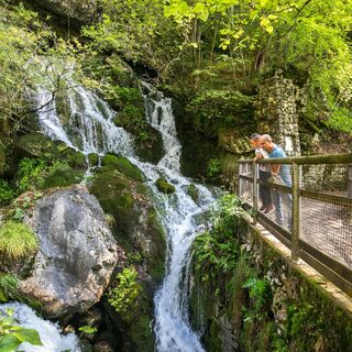 Wasserfälle im Naturpark Adamello Brenta in Stenico