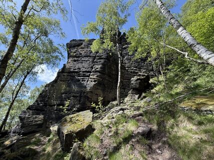Foto de Norbert Herbig a lo largo del recorrido