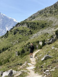 Foto von Colin Bowser entlang der Tour