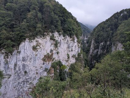 Foto von Severine Martres entlang der Tour