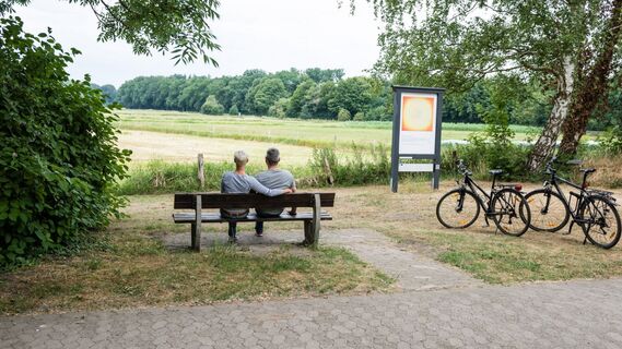 Rast hinter dem Kloster Ebstorf