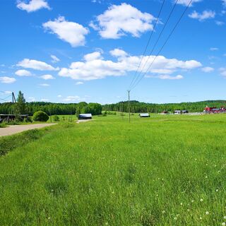 Landschaft in der Nähe der russischen Grenze