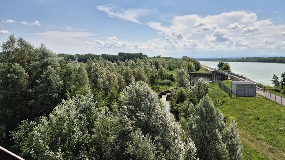 Foto von Claudia Maurer entlang der Tour
