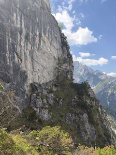 Photo de Siegfried Scholz le long du parcours