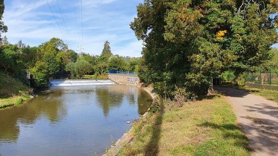 11.2 km Wehr in der Svitava