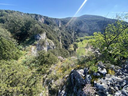 Zdjęcie z Mario Spalinger wzdłuż trasy