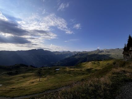 Foto de Florian Kälin a lo largo del recorrido