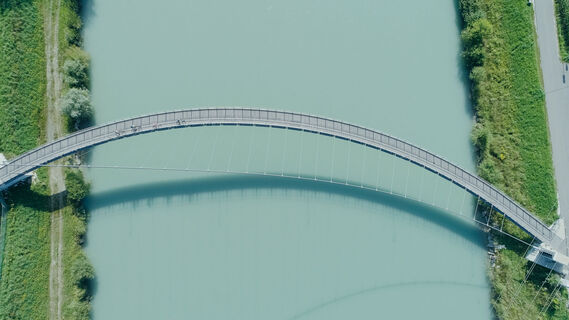 Drauradweg/Radbrücke Puch-Weissenstein