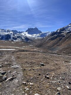 Foto de Lars Fluetsch a lo largo del recorrido