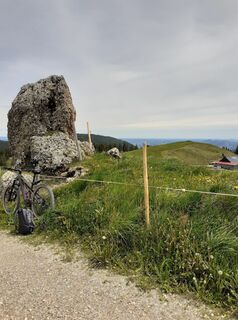 Foto von Werner Hones entlang der Tour