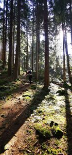 Foto von Klaus Lehner entlang der Tour