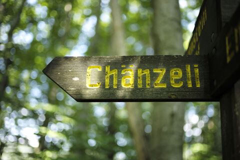 Wegweiser Chänzeli