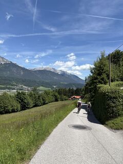 Foto da Helmut Schuchter lungo il tour