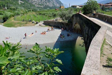 Die "römische Brücke" in Ceniga