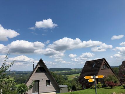 Ausblick oberhalb vom Feriendorf Pfrungen