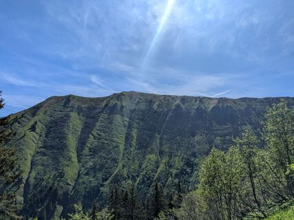 Foto von Sabrina Hackel entlang der Tour