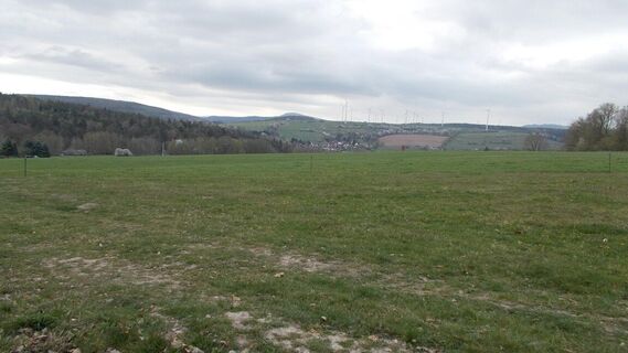 Blick in die Rhön und Kolonie