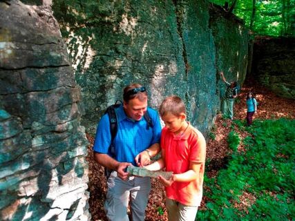 Ehemaliger Steinbruch am Hanstein bei Paderborn-Neuenbeken