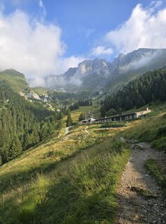 Photo de Andrea Inserra le long du parcours