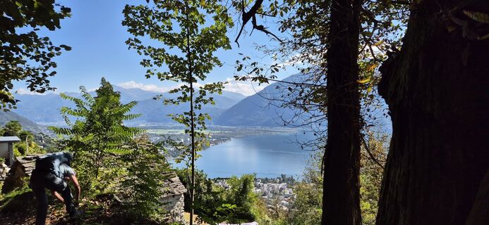 Foto von Paul Amrein entlang der Tour