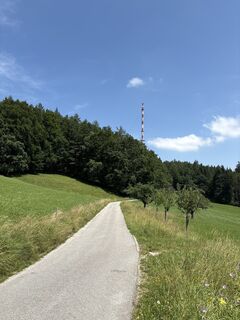 Foto von Heinz Sperl entlang der Tour