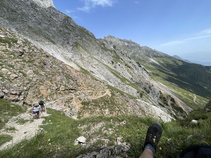 Foto von Chris Jäger entlang der Tour