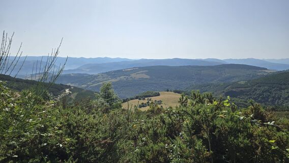 Foto de Edit Szoboszlay a lo largo del recorrido