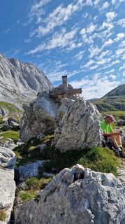 Photo de Siegried Zupancic le long du parcours