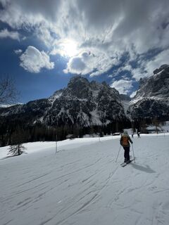 Foto von Tereza Valentova entlang der Tour