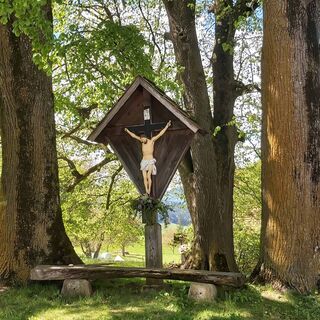 Wegkreuz am Wiedenberg, Naturpark Almenland in der Oststeiermark