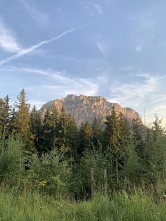 Foto von Elisabeth Wiesmayr entlang der Tour