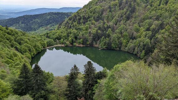 Photo de Richard Schwald le long du parcours