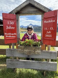 Foto von Conny Wicki entlang der Tour