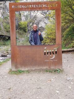 Foto de Walter Vandonick a lo largo del recorrido