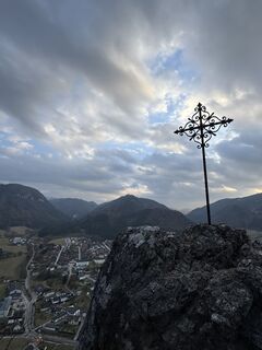 Foto von Bernadette Frühauf entlang der Tour