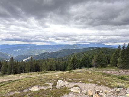 Foto von Silvia Huber entlang der Tour