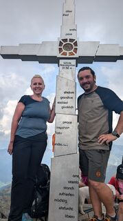 Foto von Klaus Lehner entlang der Tour