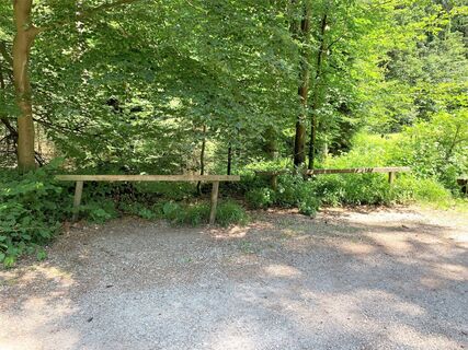 Aufwärmmöglichkeiten direkt bei der Übersichtstafel