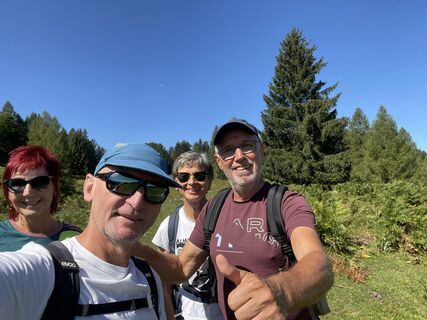 Foto de Matthias Schorn a lo largo del recorrido