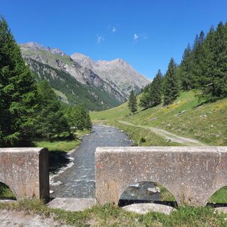 Montenero-Brücke - Argntera-Tal