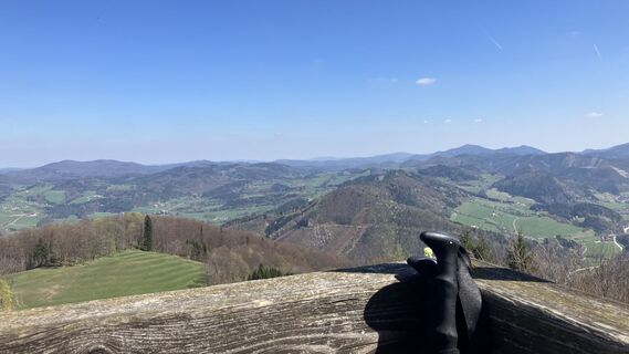 Zdjęcie z Christian Kakuska wzdłuż trasy
