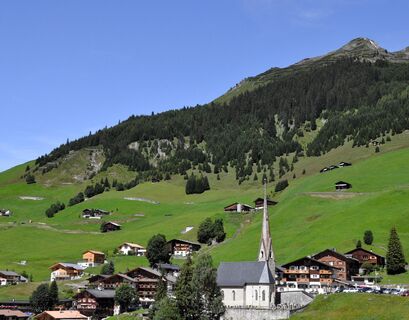 Das Walserdorf St. Antönien auf 1450 Meter ü.M.