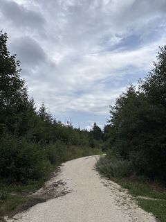 Foto von Heinz Sperl entlang der Tour