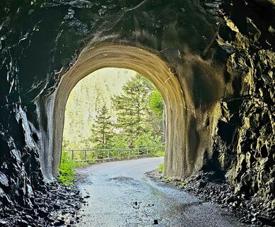 Tunnel Richtung Tauernmoos